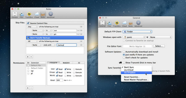 Transmit For Mac 4.4.11软件截图（3）