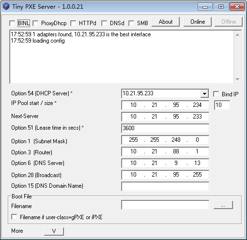 Tiny PXE Server 1.0.0.19软件截图（1）