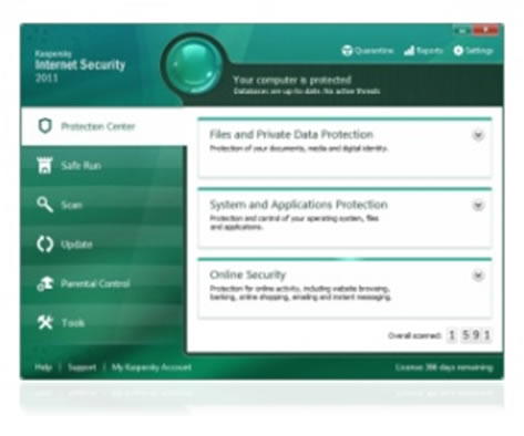 Kaspersky Internet Security 2011软件截图（1）