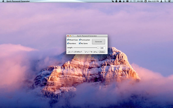 Password Generator for Mac 1.0软件截图（2）