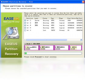 EASEUS Partition Recovery 5.0软件截图（1）