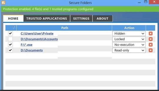 安全文件夹 Secure Folders 1.0.0.7软件截图（1）