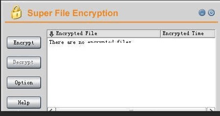 文件夹加密 Super File Encryption 4.0软件截图（1）