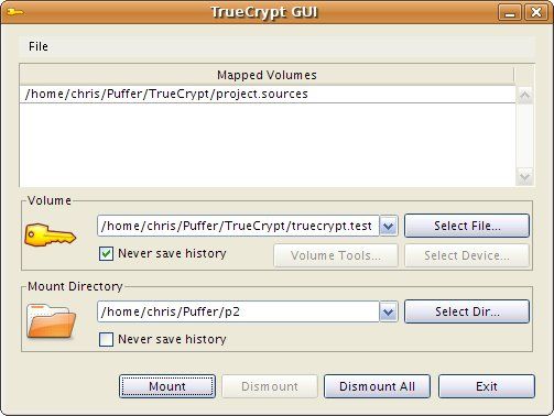 TrueCrypt for Linux 7.2 x32 位/64位软件截图（1）