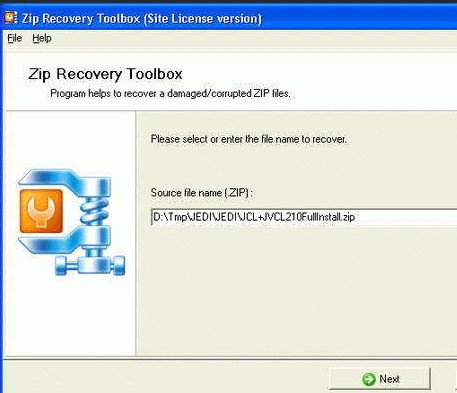 Zip Recovery Toolbox 1.2.21软件截图（1）