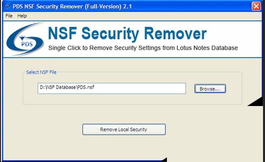 NSF Security Remover tool 2.1软件截图（1）