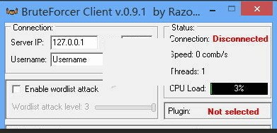 BruteForcer 0.9.1软件截图（1）