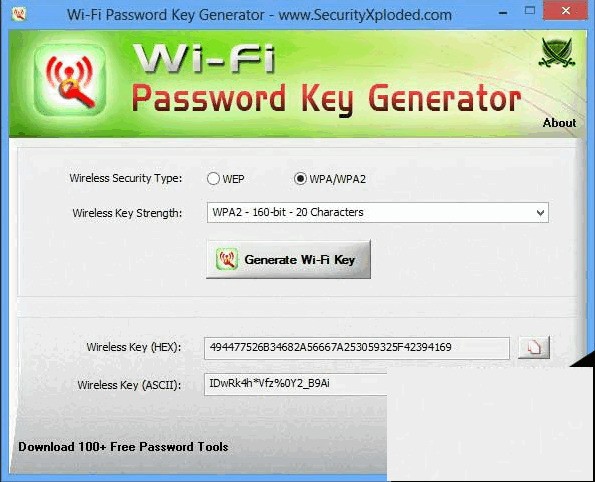 WiFi Password Key Generator 2.0 正式版软件截图（1）