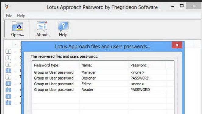 Lotus Approach Password 2014.01.11 正式版软件截图（1）