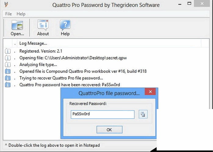 Quattro Pro Password 2015.05.30软件截图（1）