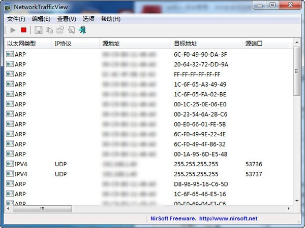 Network Traffic View网络监测工具 1.78软件截图（1）