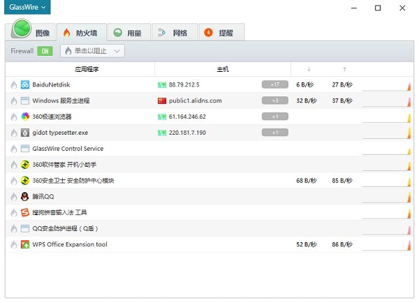 glasswire elite(防火墙与网络监视器) 2.0.115软件截图（1）