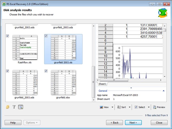 RS Excel Recovery 2.6软件截图（1）