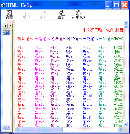 中文万能代码无重码 13.08软件截图（3）