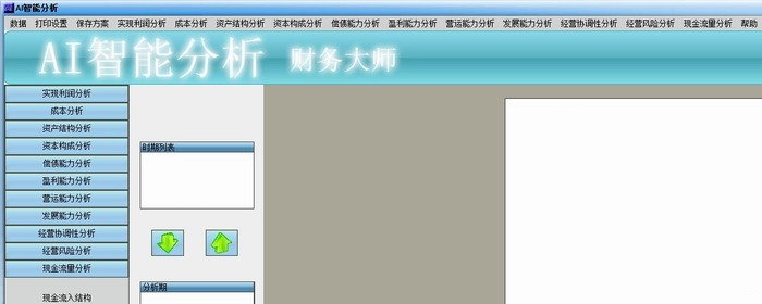 AI财务分析软件 6.0软件截图（1）
