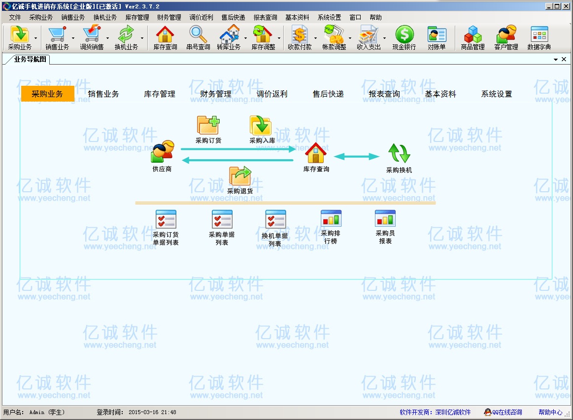 亿诚手机进销存管理软件 2.3.7软件截图（4）