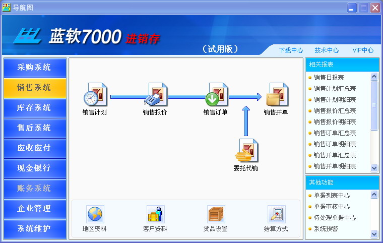 蓝软7000进销存财务一体化 3.91软件截图（6）