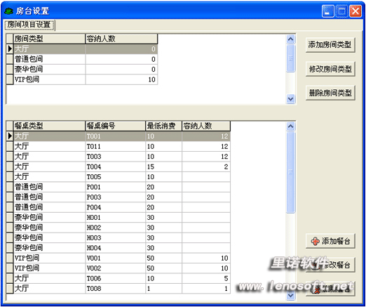 里诺餐饮管理软件 1.71软件截图（1）