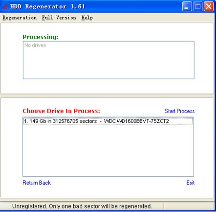 HDD Regenerator软件截图（3）