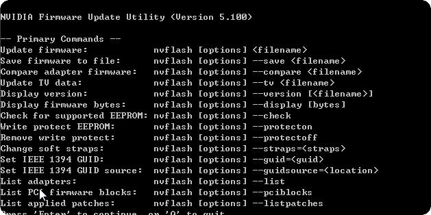 NVFlash 5.792.0软件截图（1）